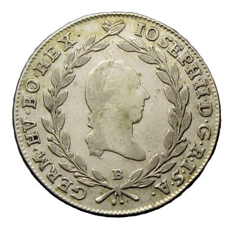 II. József 1783 B 20 krajcár