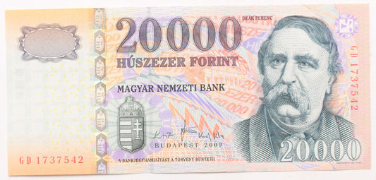 20000 forint 2009 GD