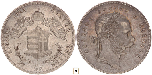 Ferenc József 1 forint 1868