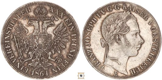 Ferenc József Vereinstaler 1864 E