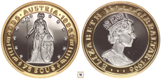 Gibraltár 75 ECU 1996