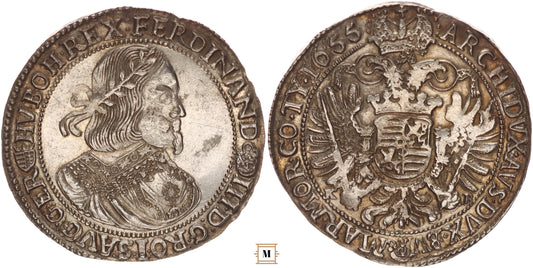 III. Ferdinánd tallér 1655 KB