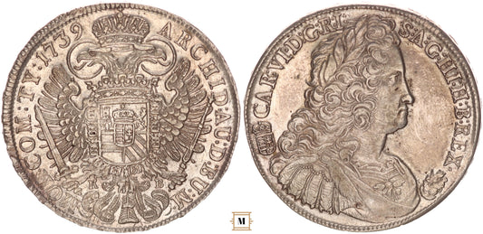 III. Károly tallér 1739 KB
