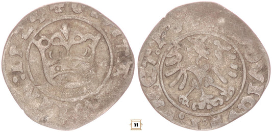 II.Lajos 1/2 Garas 1524 Schweidnitz