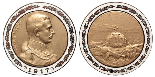 IV.Károly koronázási érem 1917