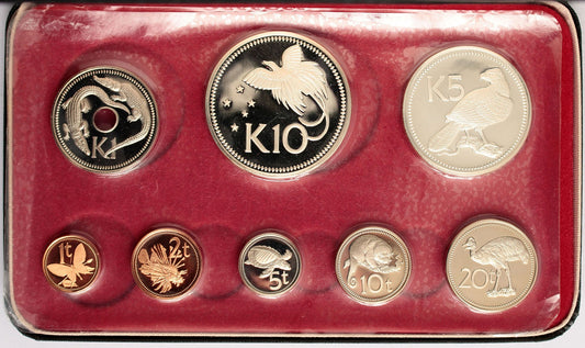 Pápua Új-Guinea proof sor